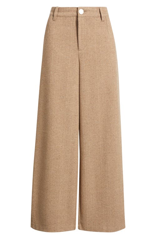 Wit & Wisdom Whitney Skyrise Wide Leg Pants In Brown