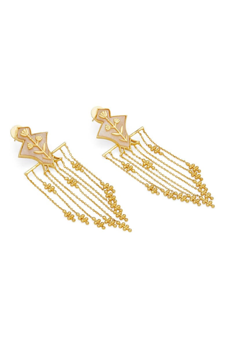 SERAI EARRINGS, Alternate, color, Gold Plated