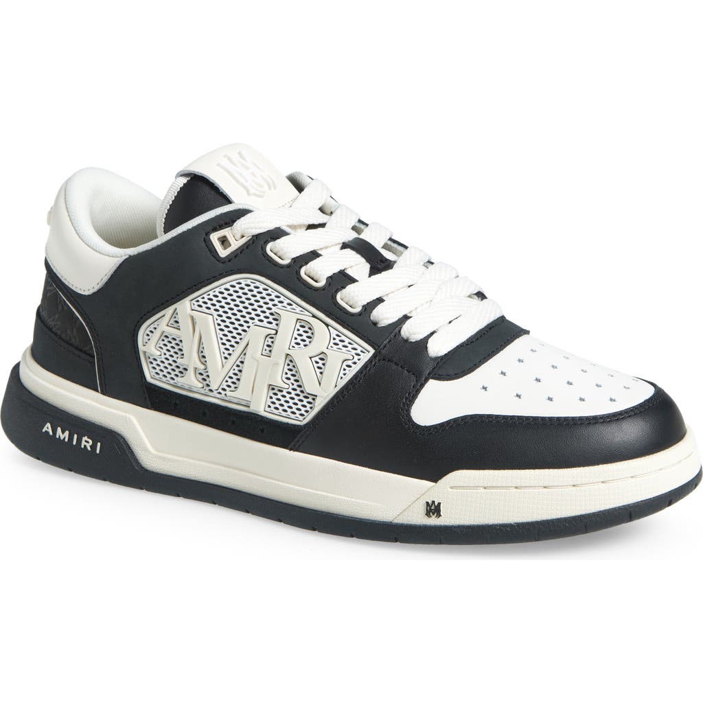 Amiri 'ma Quand' Black And White Low Top Sneakers With Logo Patch On The Tongue And Logo Lettering On The In Black