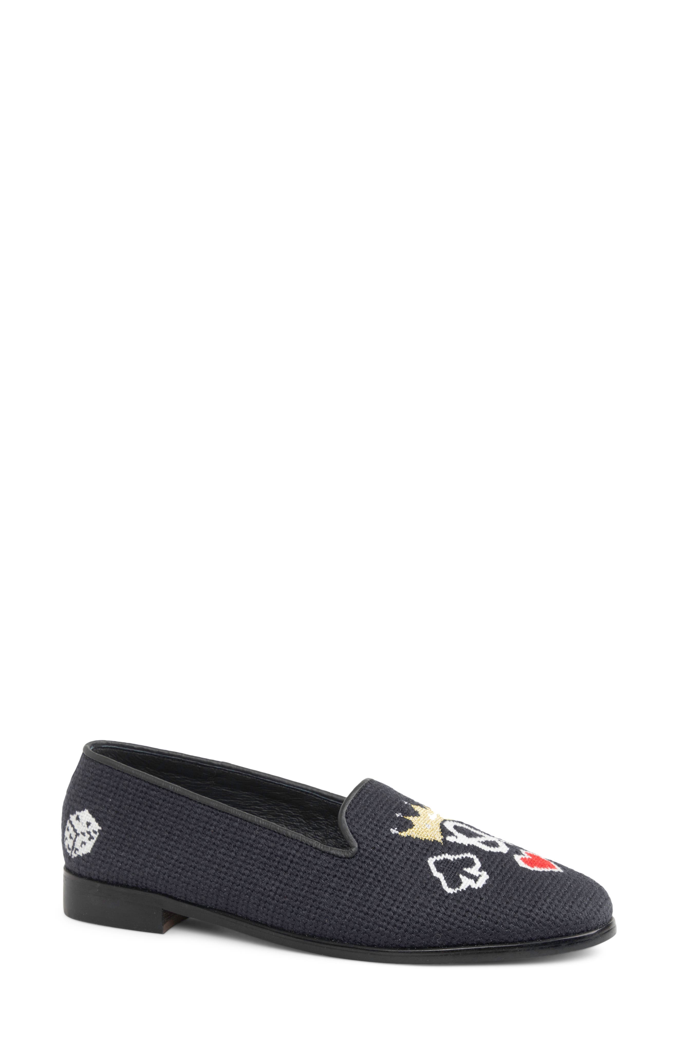 ByPaige Needlepoint Loafer, Main, color, Black