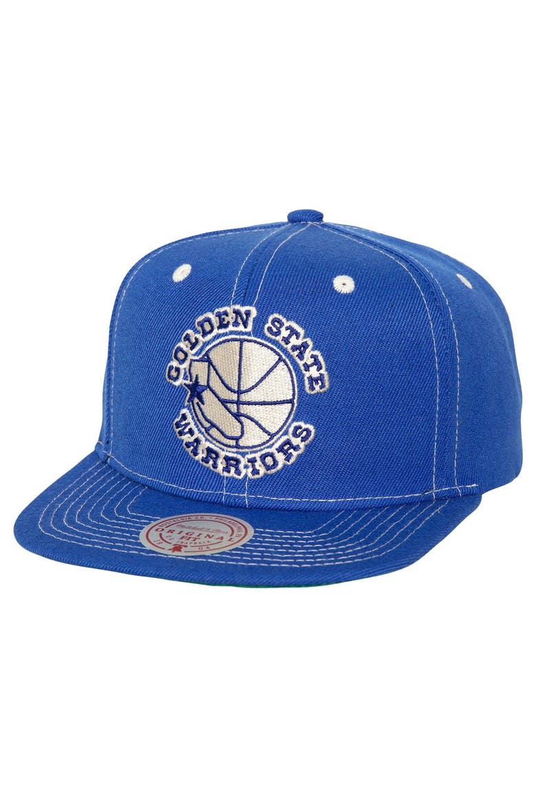 Men's Mitchell & Ness Royal Golden State Warriors Energy Contrast Snapback Hat, Main, color, Royal
