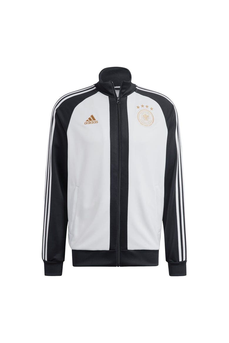 adidas Men's adidas Black/White Germany National Team DNA Full-Zip ...