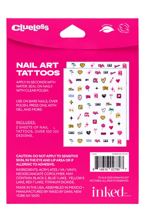 Inked By Dani X Clueless Whatever Nail Art Tattoos In Multi