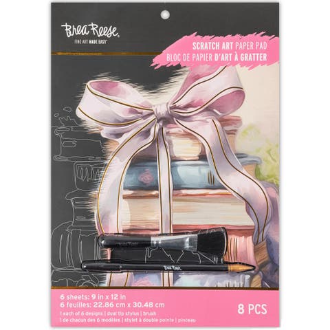 Scratch Art Paper Pad Pretty In Pink