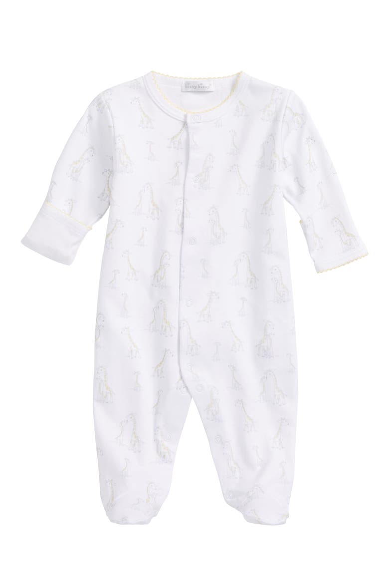 Giraffe Generations Footie, Main, color, IVORY