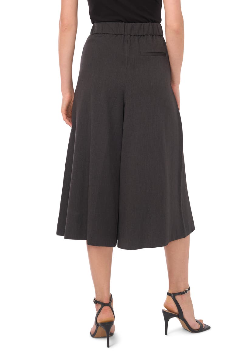 Pleat Front Culottes, Alternate, color, MEDIUM HEATHER GREY