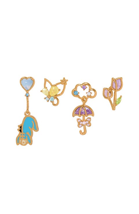 Disney Eeyore Set of 4 Stud Earrings