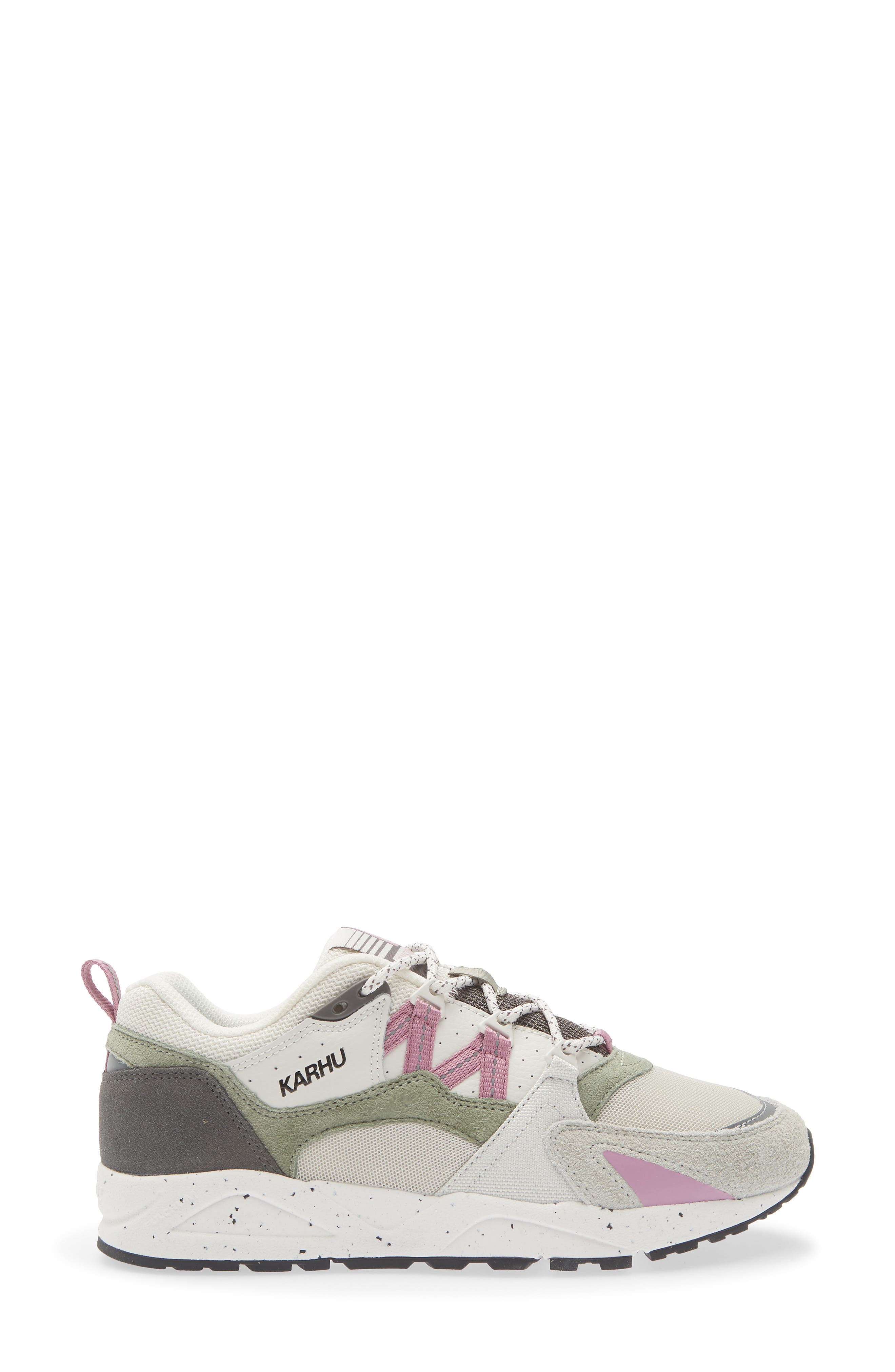 Karhu Gender Inclusive Fusion 2.0 Sneaker, Alternate, color, Dark Gull Gray / Lilas