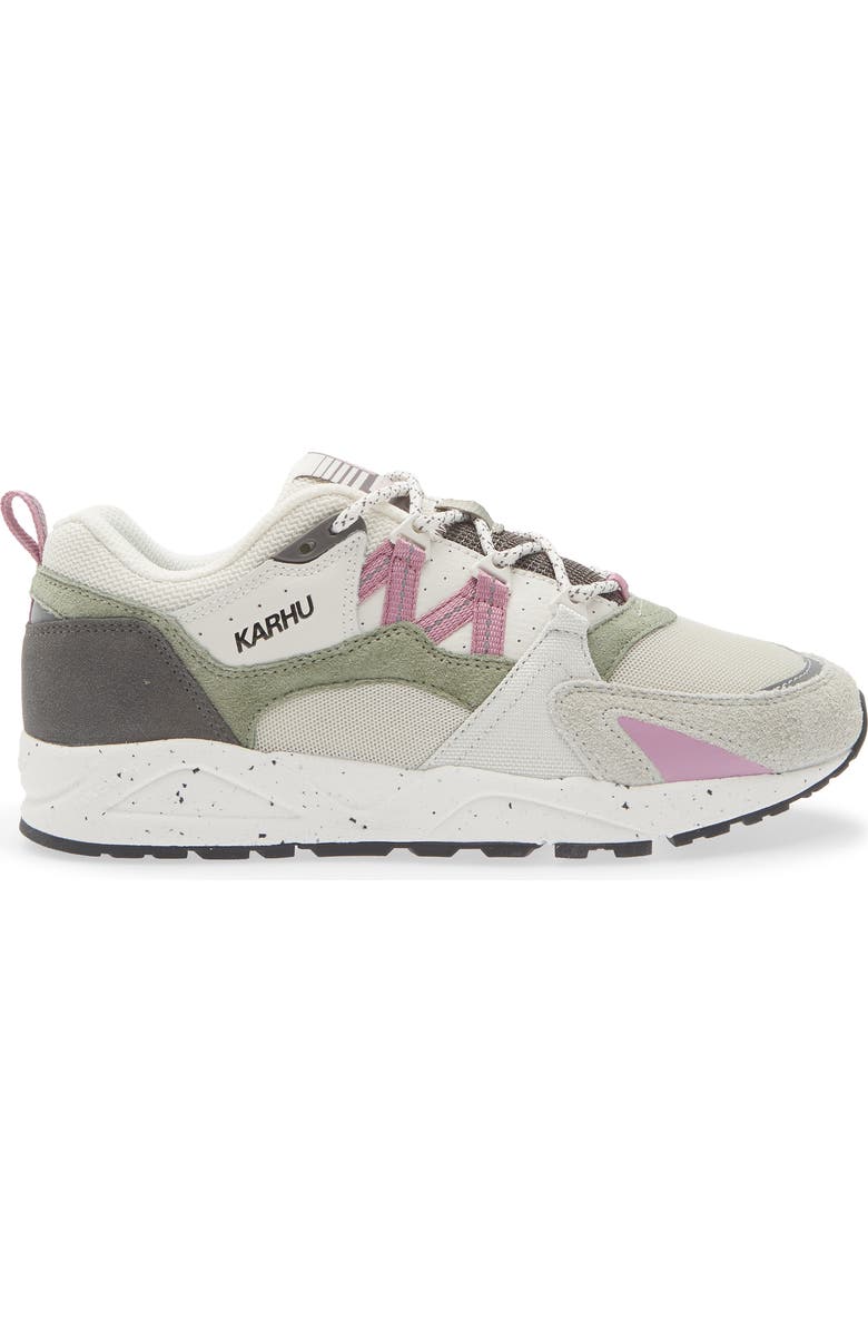 Karhu Gender Inclusive Fusion 2.0 Sneaker, Alternate, color, Dark Gull Gray / Lilas