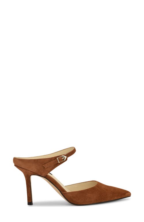 Nine West Danela Pointed Toe Mule In Brown