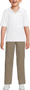 Lands' End School Uniform Kids Short Sleeve Rapid Dry Polo Shirt