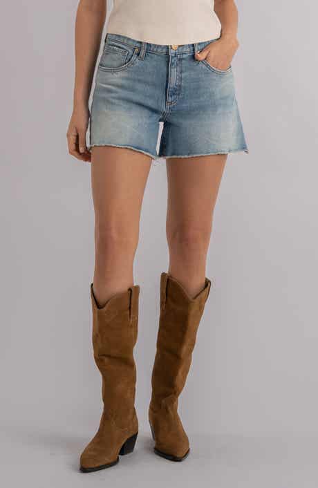 Jane High Waist Cutoff Denim Shorts