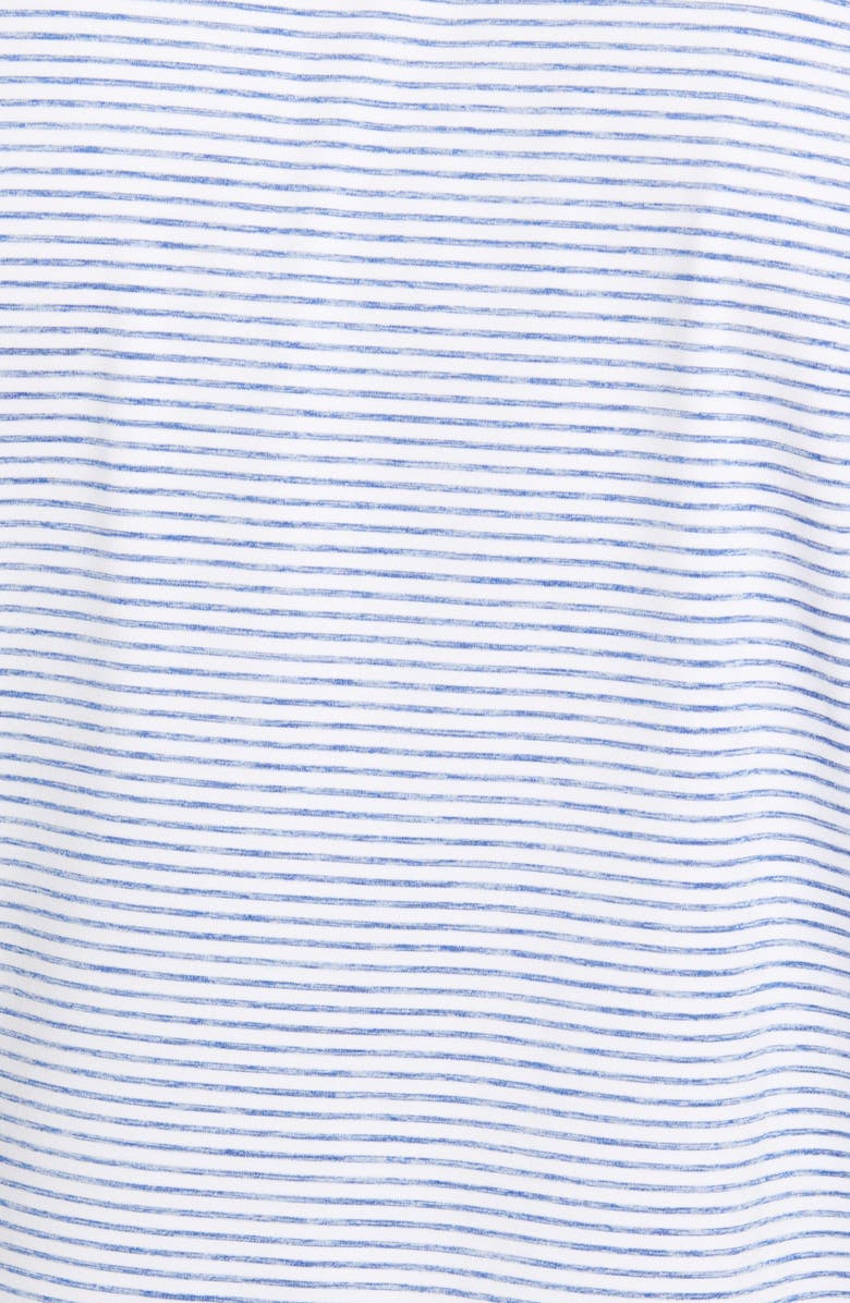 vineyard vines Stripe Sankaty Short Sleeve Performance Polo, Alternate, color, Yacht Blue Tejeda