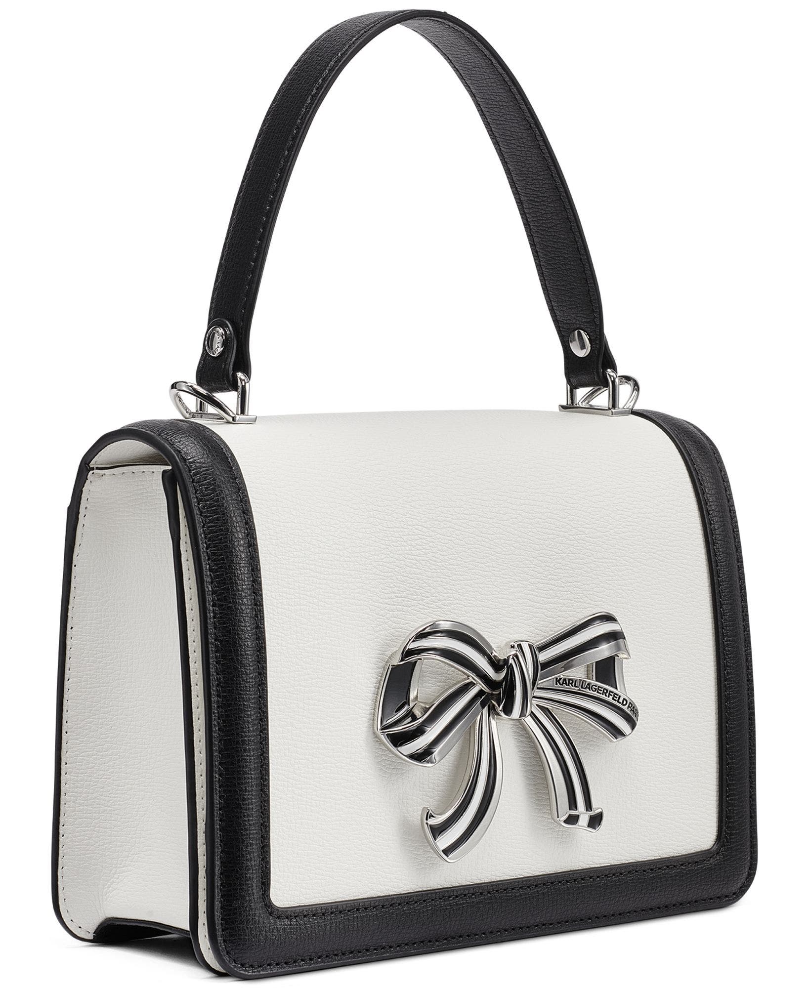 Simone Satchel, Alternate, color, White/Black 1