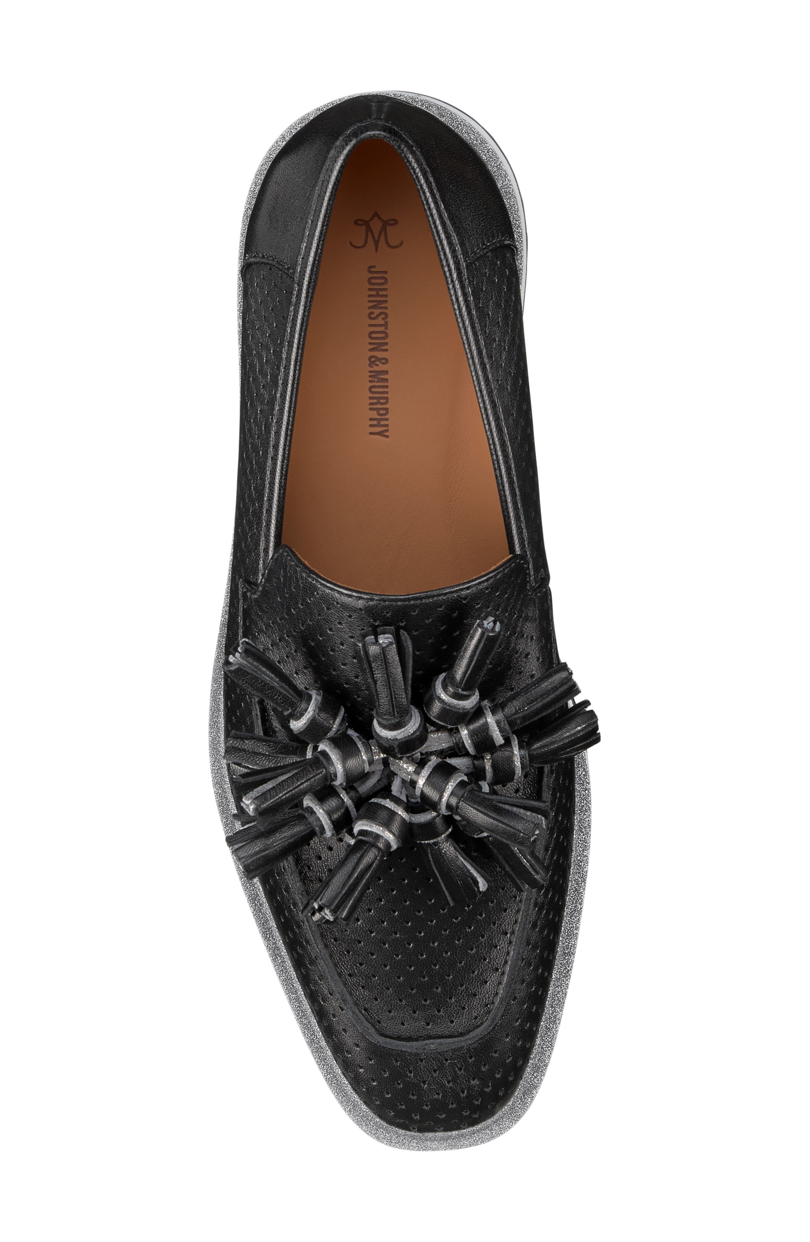 Johnston & Murphy Gracelyn Platform Tassel Loafer, Alternate, color, 