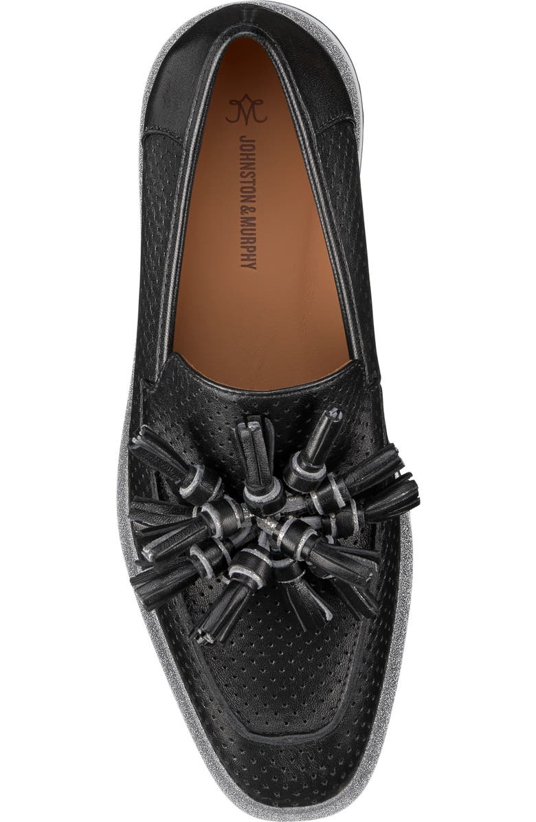 Johnston & Murphy Gracelyn Platform Tassel Loafer, Alternate, color,