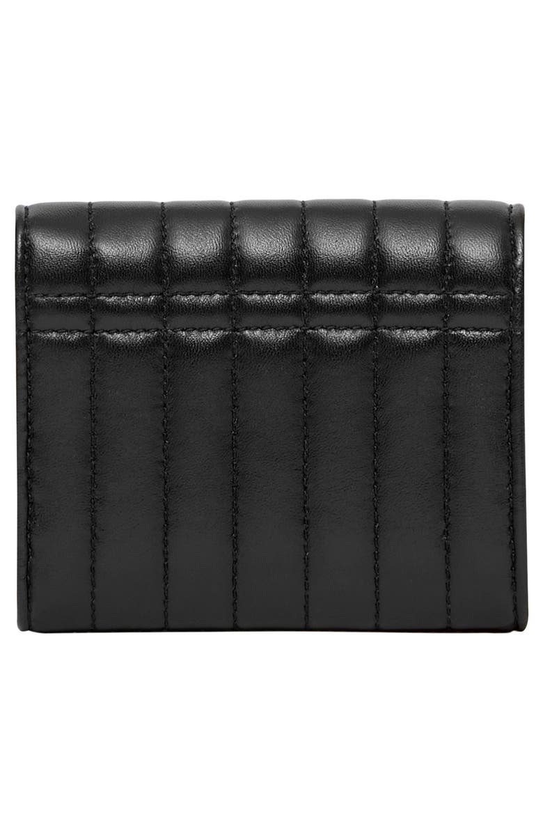 Burberry Lola Quilted Leather Trifold Wallet, Alternate, color, 