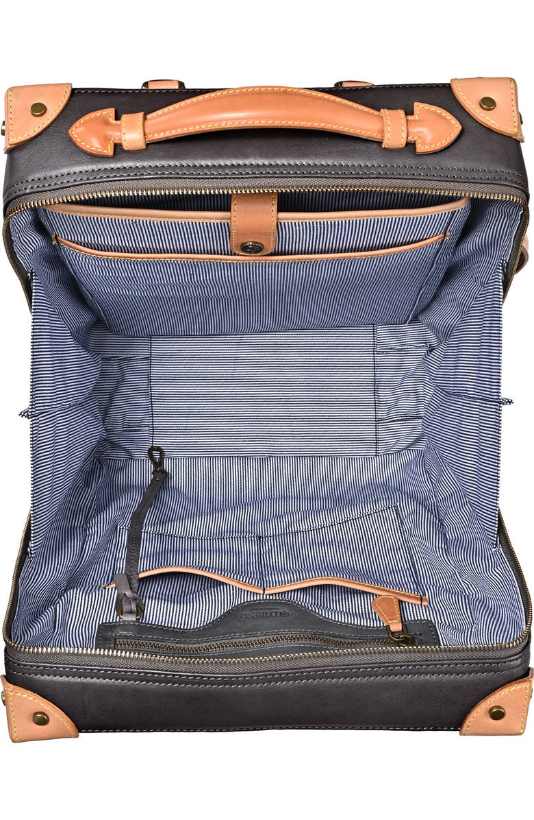 OLD TREND Speedwell Small Leather Trunk Backpack, Alternate, color, Slate