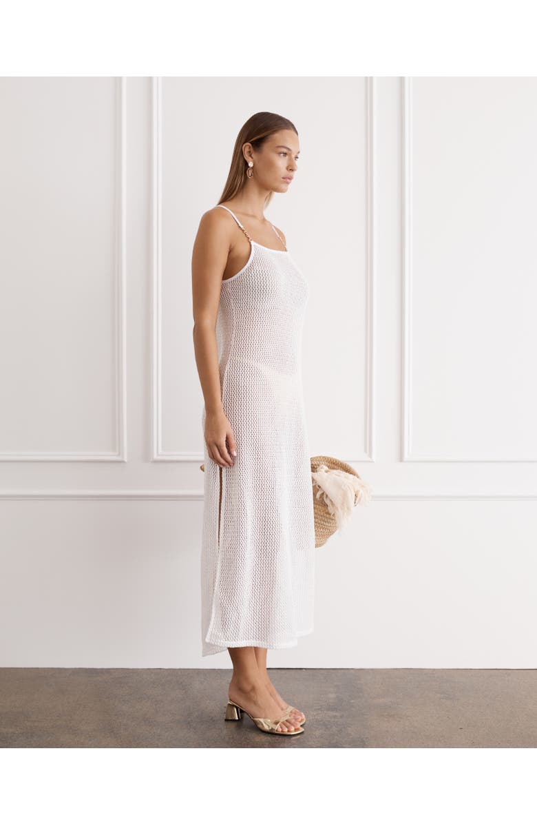 Aqua Blu Kiara Dress, Alternate, color, Blanc