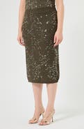 Marina Rinaldi Sequin Bouclé Skirt