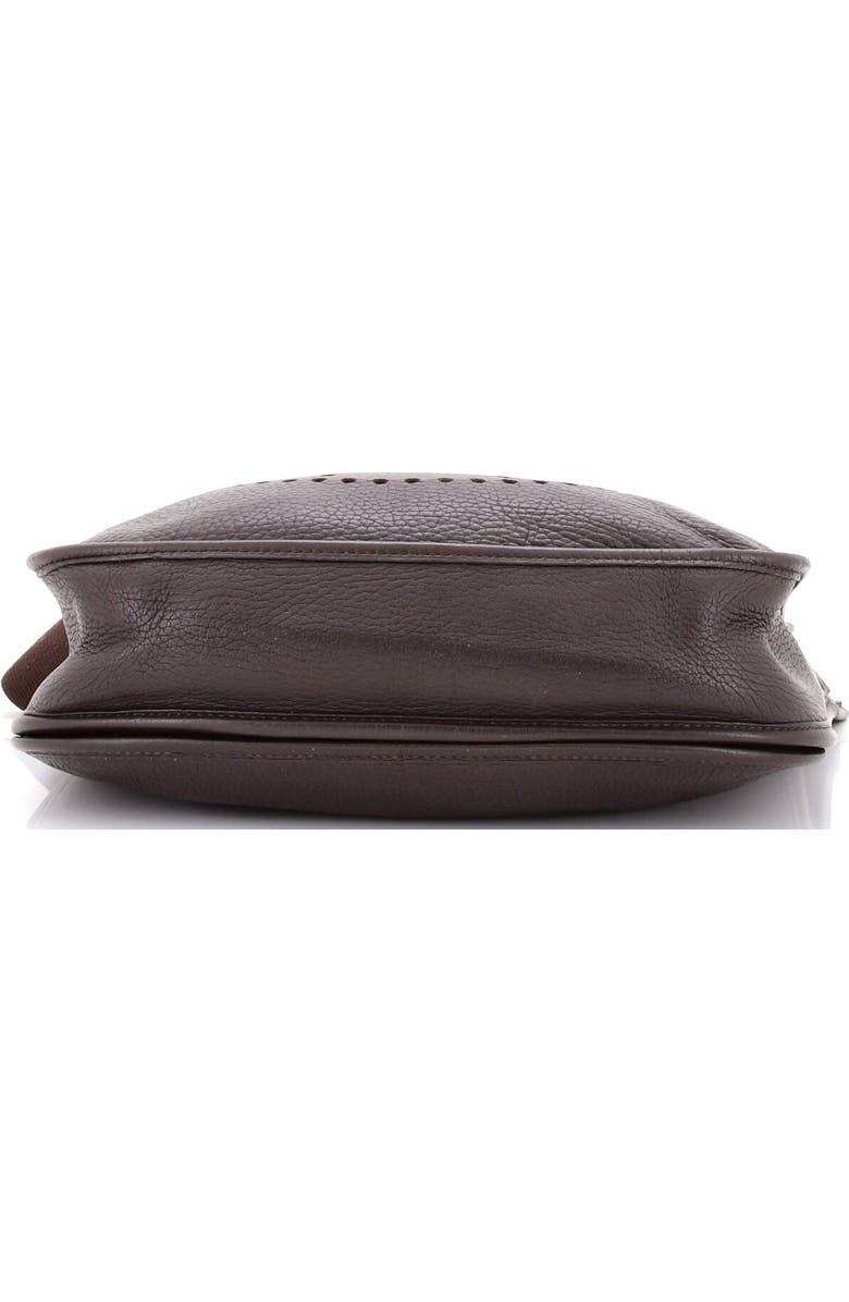 Pre-Owned Hermes Evelyne Bag Gen II Clemence PM, Alternate, color, Chocolat