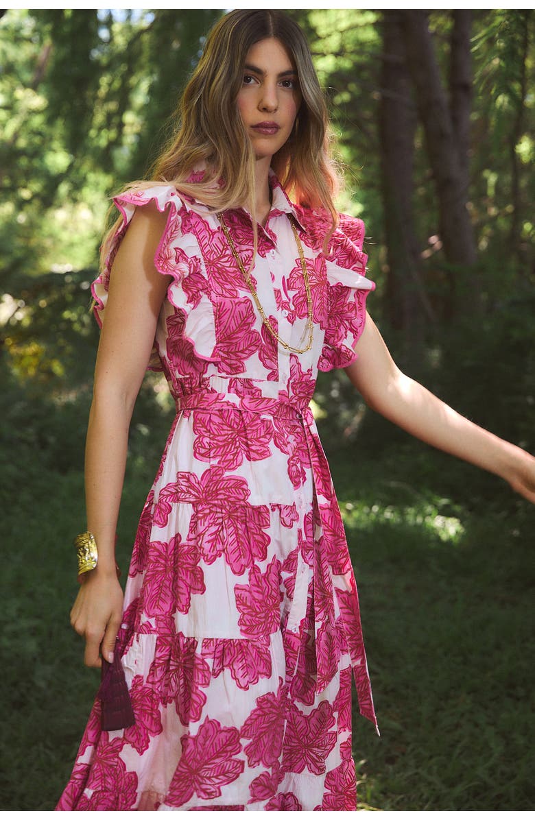 Ro's Garden Cc Ernestine Maxi Dress, Alternate, color, Pink Eenika