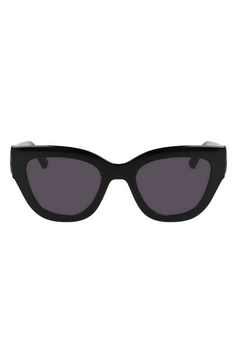 52mm Cat Eye Sunglasses
