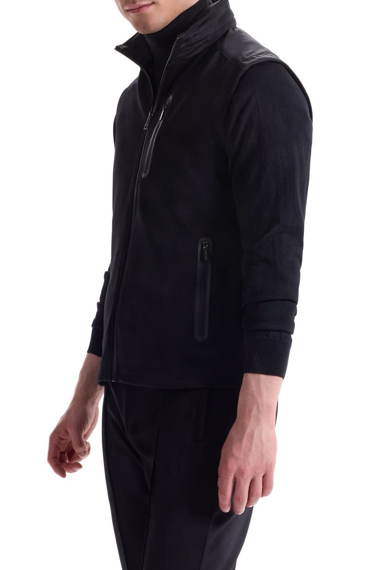 Soft Touch Performance Knit Vest, Alternate, color, BLACK