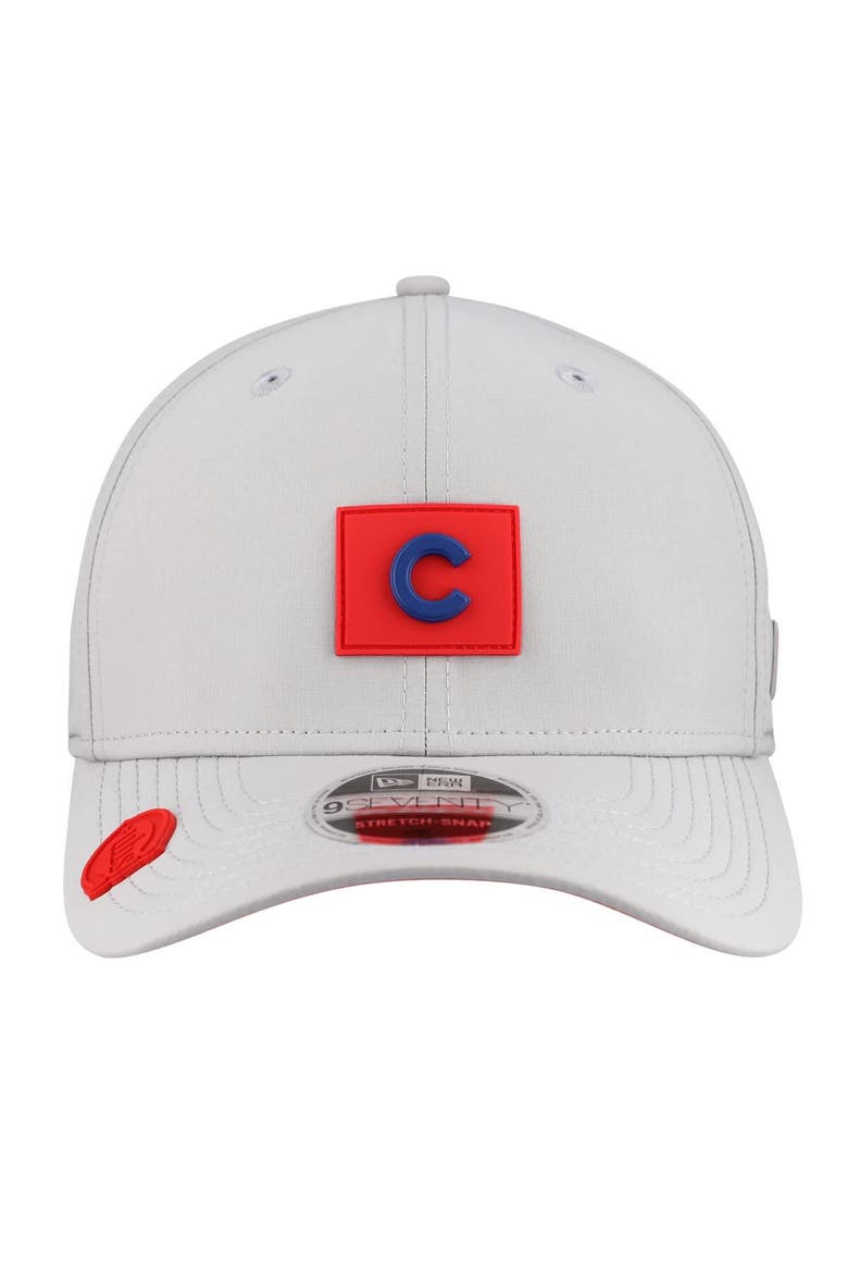 Men's New Era  Gray Chicago Cubs 2026 Clubhouse 9SEVENTY Adjustable Hat, Alternate, color, Gray