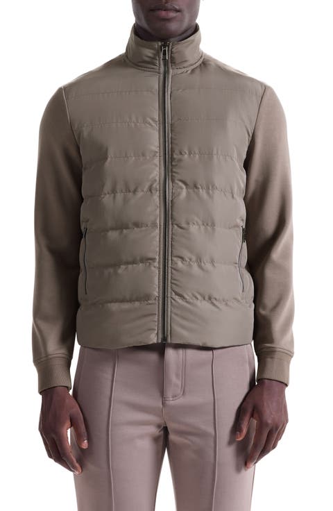 Soft Touch Quilted Zip-Up Bomber Jacket