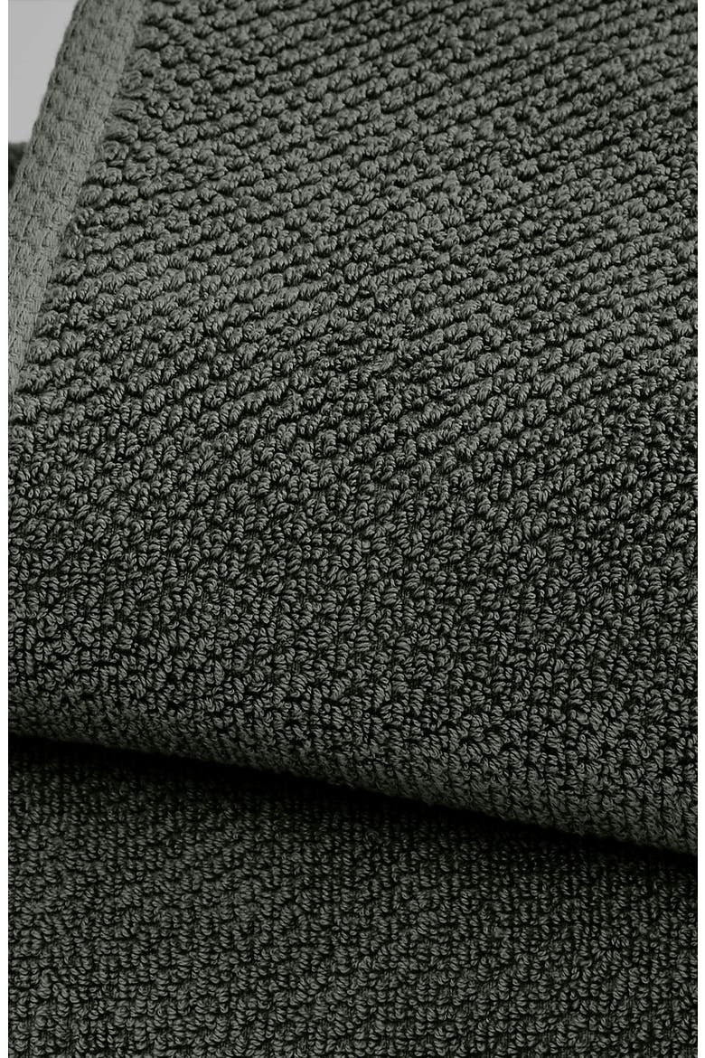 Cotton 6-Piece Textured Towel Set, Alternate, color, MIDNIGHT