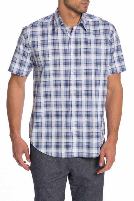 Coastaoro Surfas Check Short Sleeve Regular Fit Shirt