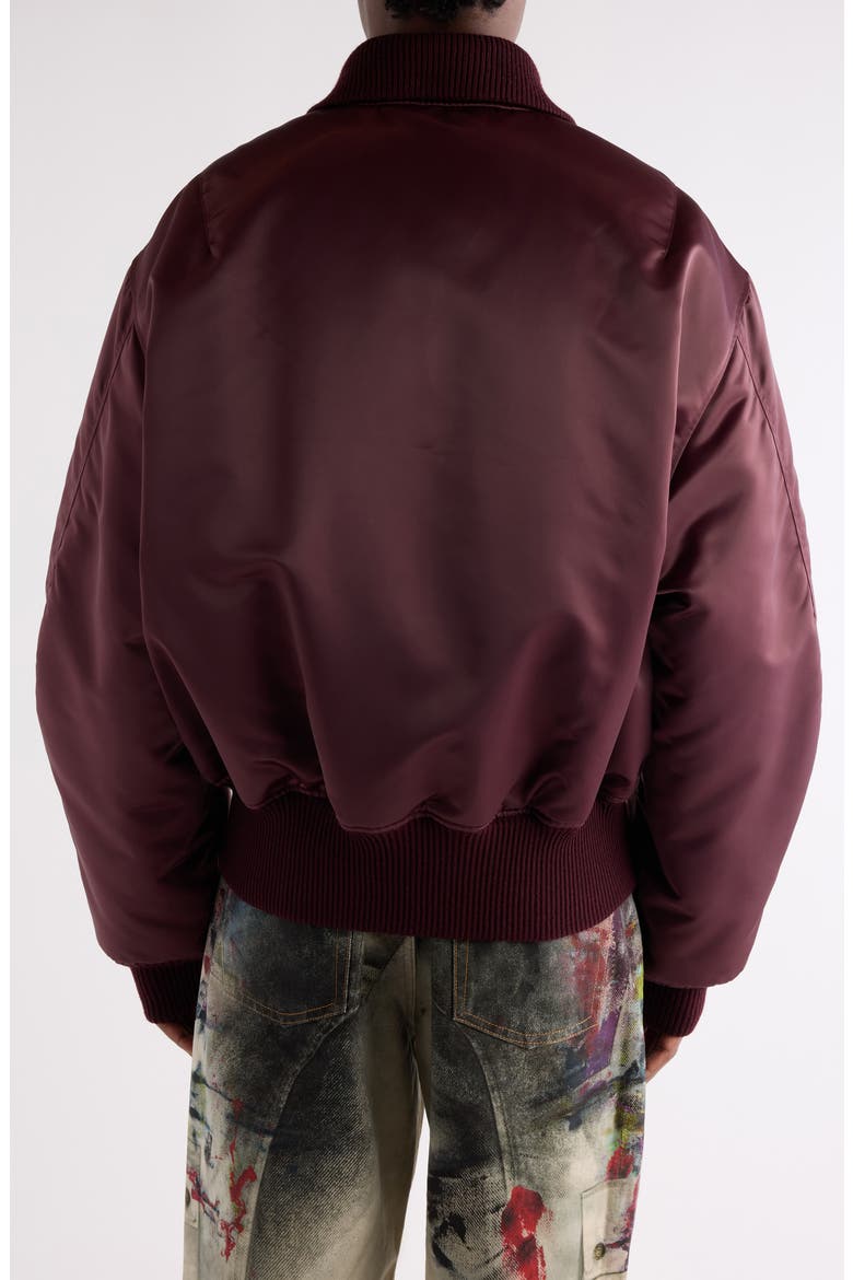 Olievo Technical Bomber Jacket, Alternate, color, BURGUNDY