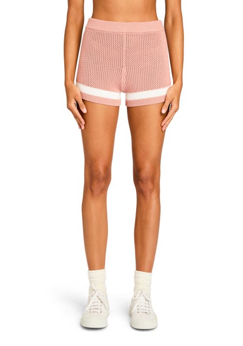 Ser.o.ya Nell Shorts In Mauve/eggshell