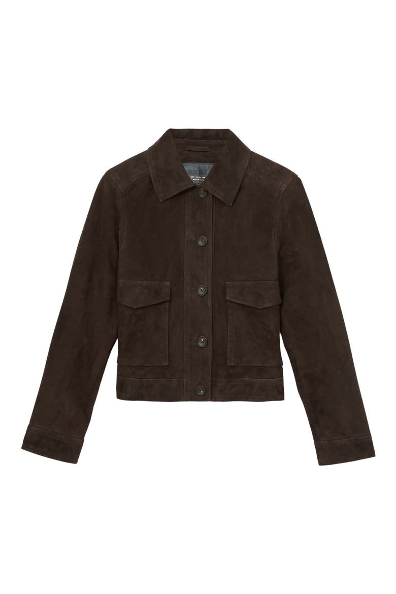 Hanson Suede Jacket, Alternate, color, CHOCOLATE BROWN