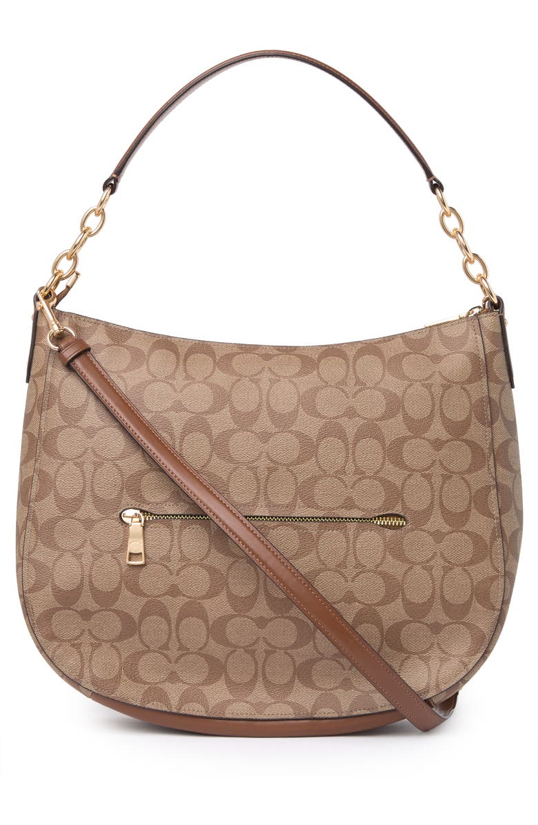 COACH Elle Signature Hobo Bag, Alternate, color,