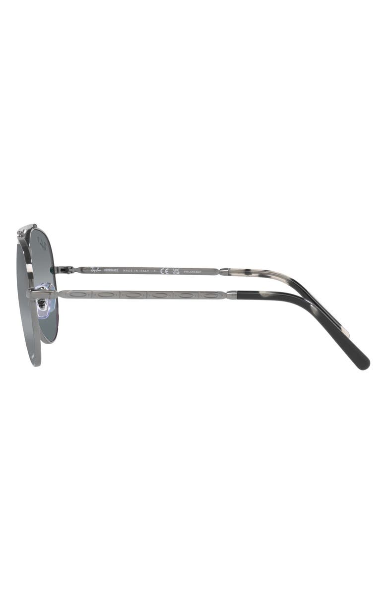 Ray-Ban New Aviator 58mm Polarized Pilot Sunglasses, Alternate, color, 