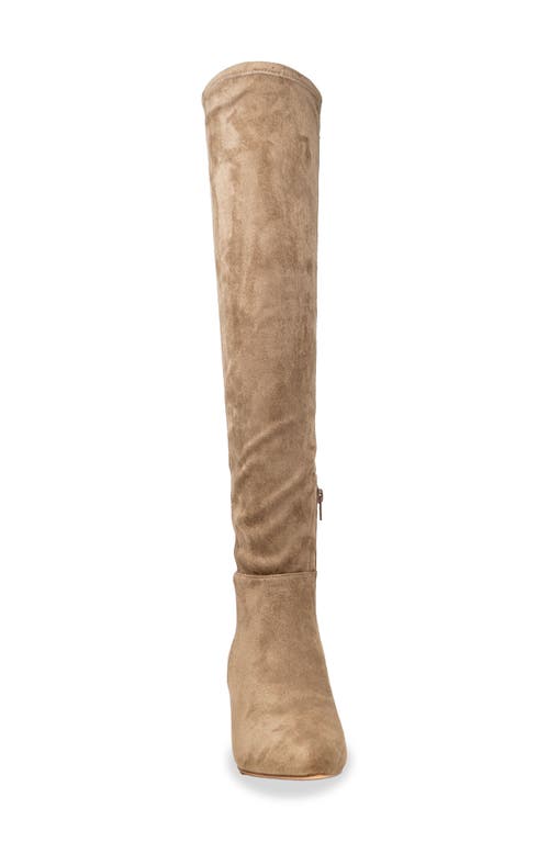 Chase & Chloe Chase And Chloe Wynter Over The Knee Boot In Brown