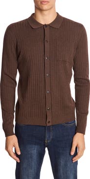 PAISLEY & GRAY Rib Button-Up Polo