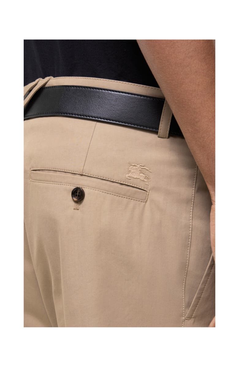 Burberry Cotton Twill Chinos, Alternate, color, Saltmarsh Beige