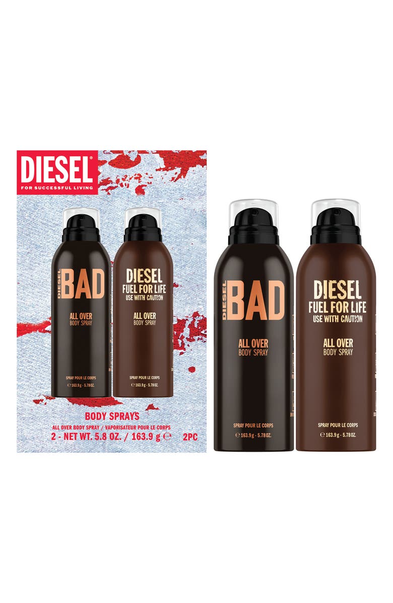 DIESEL<sup>®</sup> Bad/Diesel Fuel For Life 2-Piece Body Spray Set, Alternate, color,