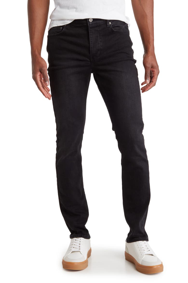 Chitch Krow Slim Fit Stretch Denim Jeans, Main, color, BLACK