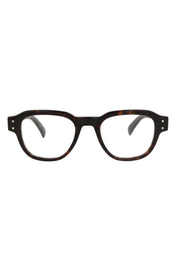 Dunhill 49mm Oval Optical Glasses In Black