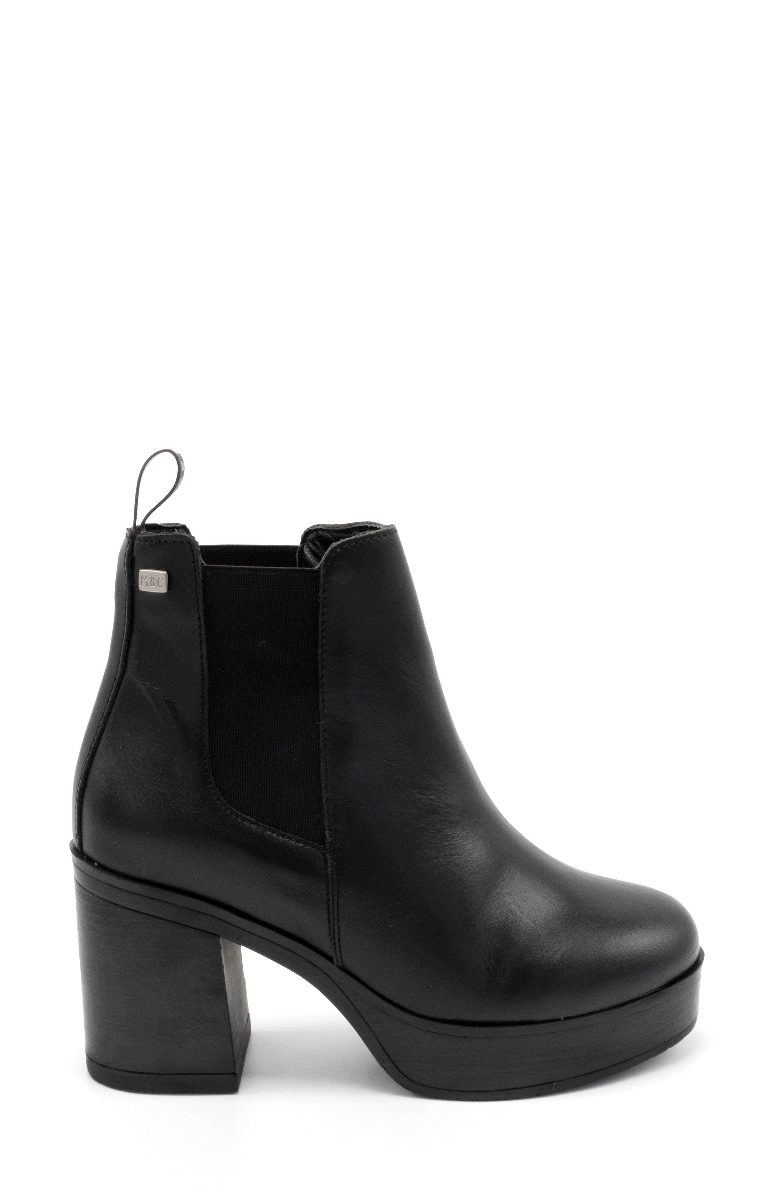 Musse & Cloud Musse&Cloud Ronan Waterproof Platform Block Heel Chelsea Bootie, Alternate, color, 