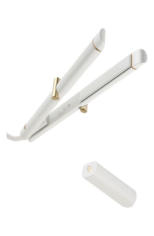 T3 Curling Straightener 2-in-1 Styling Iron In White