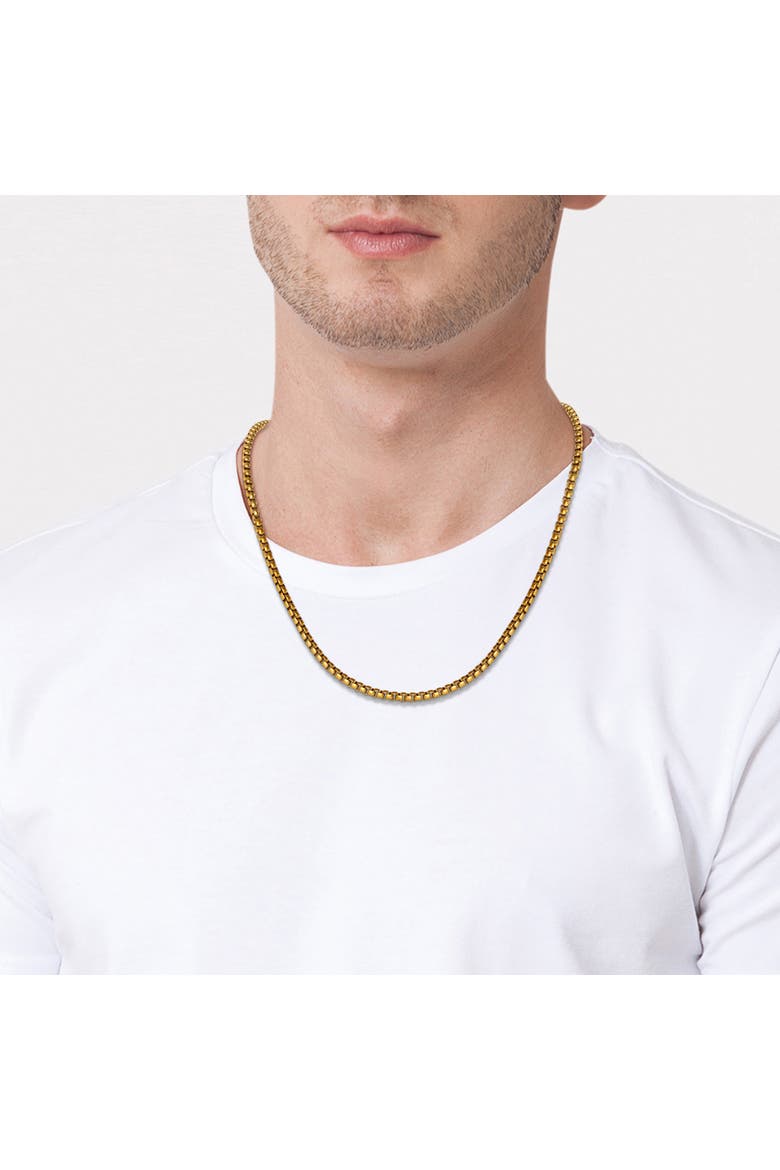 Men's Rope Chain Necklace & Bracelet Set, Gold-Tone, Alternate, color, Metallic Gold