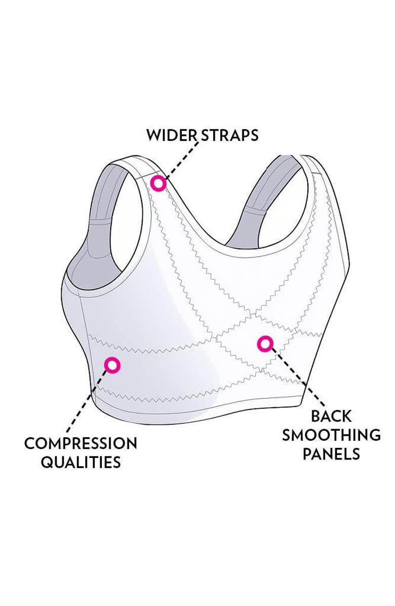 Swim 365 Back-Smoothing Tankini Top, Alternate, color, Shimmer Black