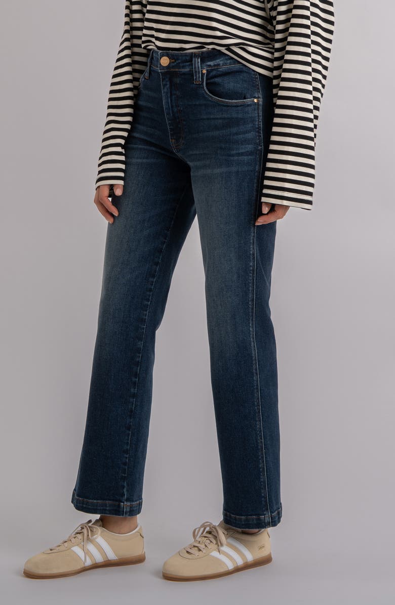 KUT from the Kloth Pattie High Waist Straight Leg Jeans, Alternate, color, Happy