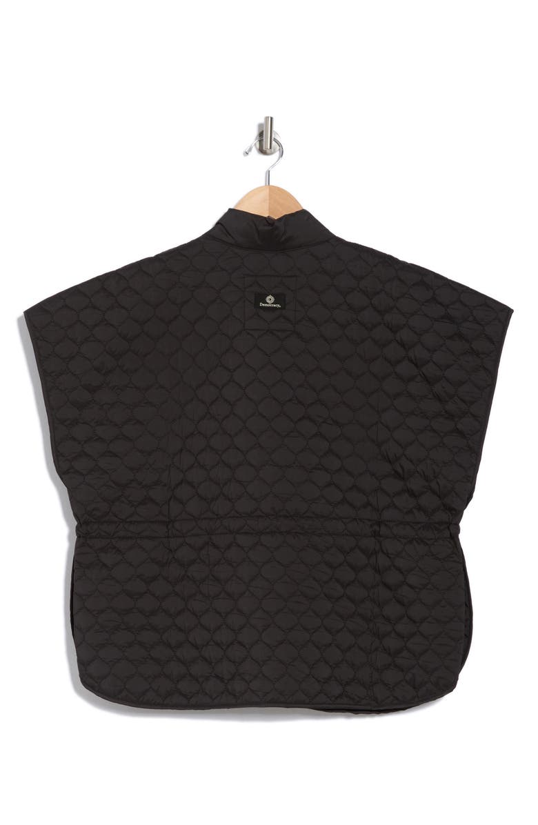 Democracy Quilted Capelet Jacket, Alternate, color,