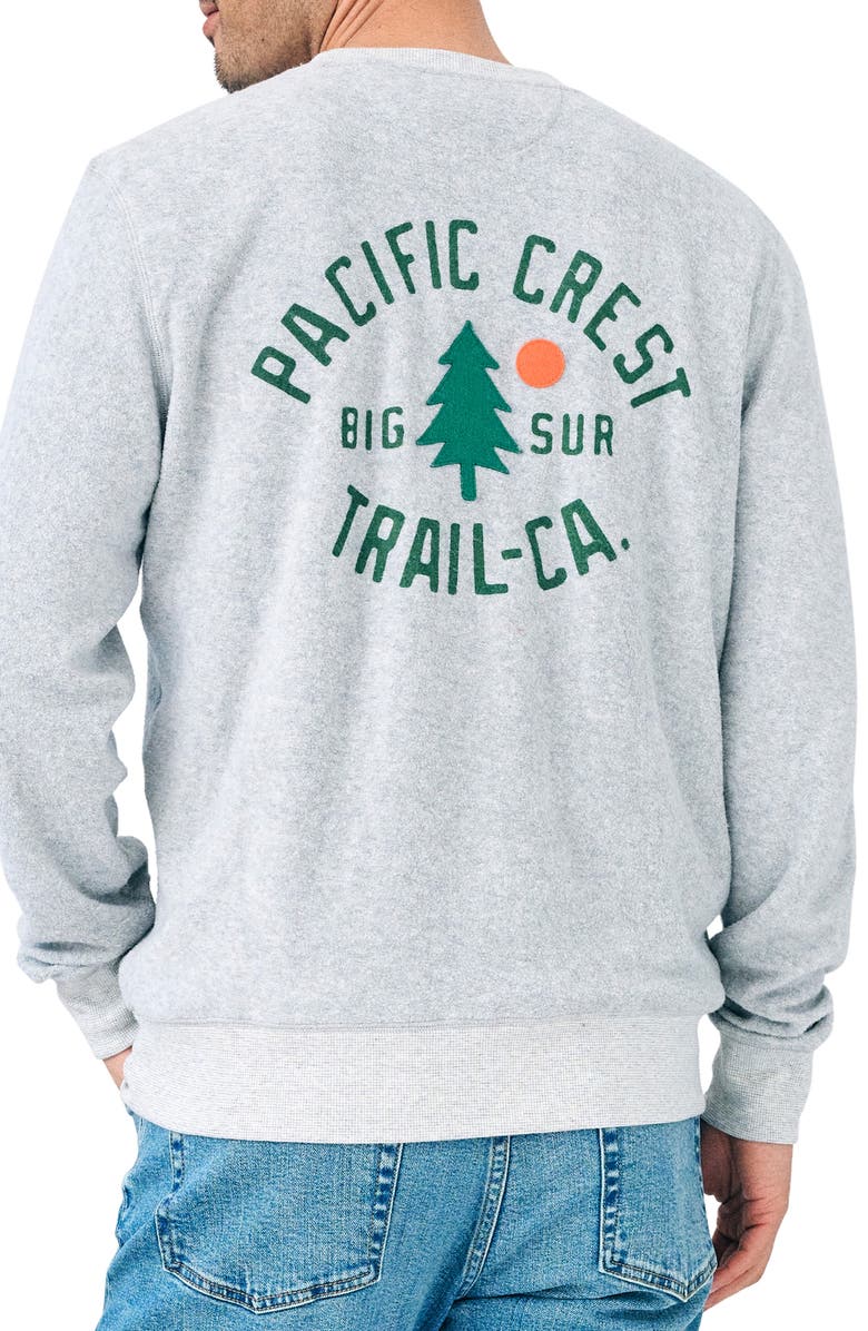 Faherty Pacific Crest Beach Fleece Pullover, Alternate, color,